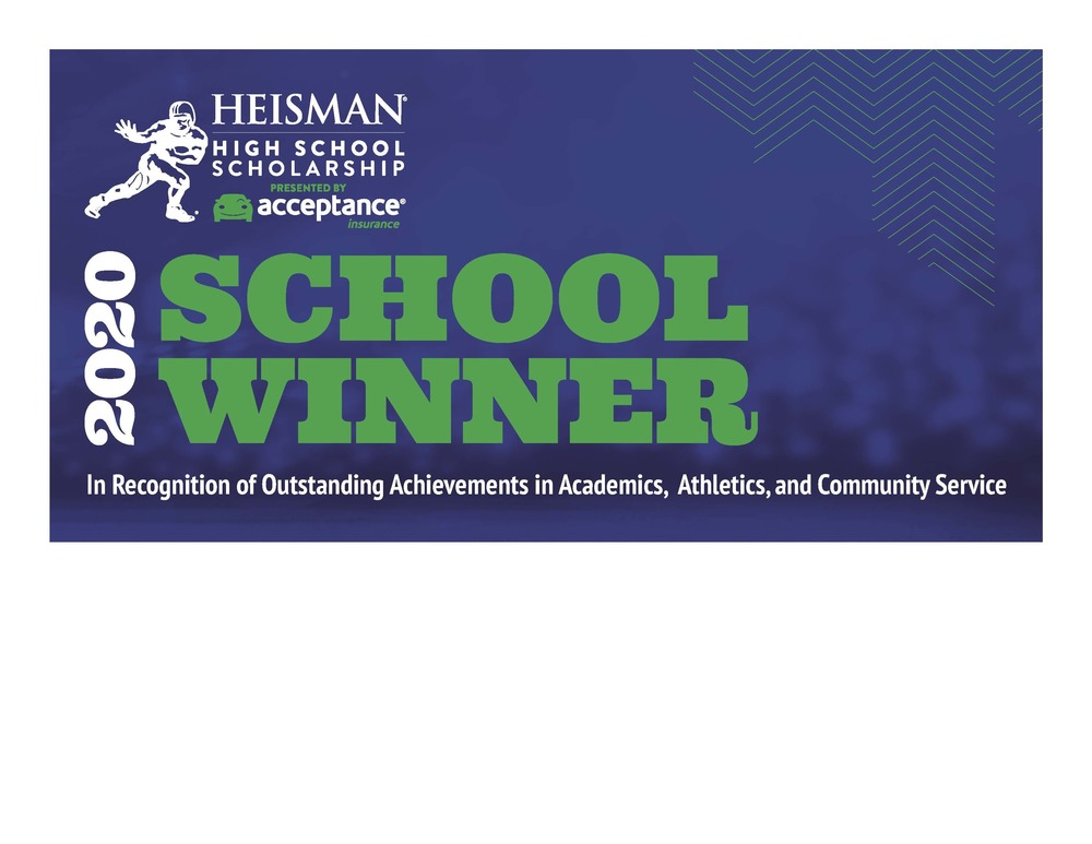 Colin Wingard Named Heisman High School Scholarship School Winner