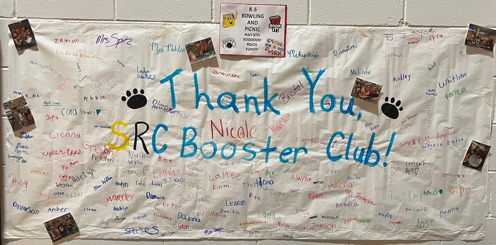 Thank you SRC Booster Club!