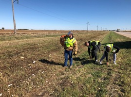 SRC National Honor Society Highway Clean up